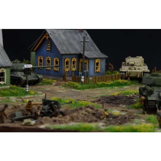 1/72 Battle At Malinava 1944 Diorama set 1/72 Battle At Malinava 1944 Diorama set
