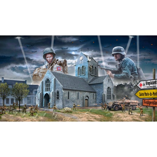 1/72 Battle of Normandy Sainte-Mere-Eglise 6 June 1944 1/72 Battle of Normandy Sainte-Mere-Eglise 6 June 1944