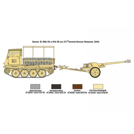 1/35 Raupenschlepper Ost RSO/03 PaK 40 1/35 Raupenschlepper Ost RSO/03 PaK 40