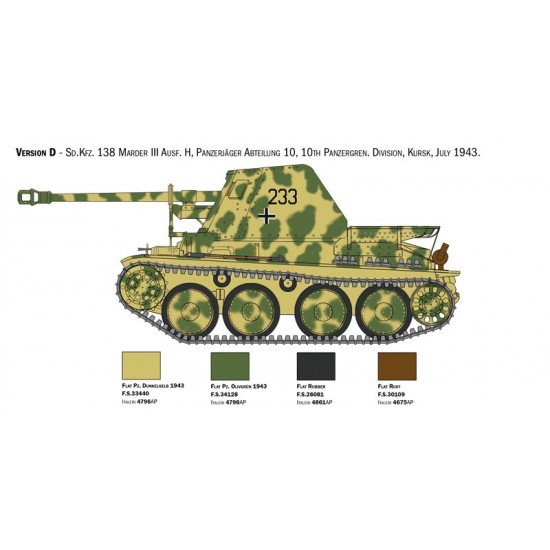 1/35 SdKfz. 138 Marder III H 1/35 SdKfz. 138 Marder III H