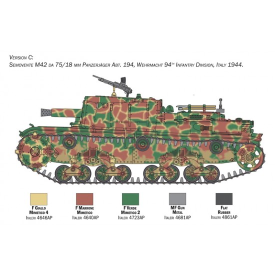 1/35 Semovente M42 75/18mm 1/35 Semovente M42 75/18mm