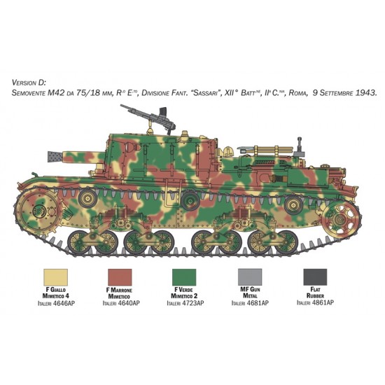 1/35 Semovente M42 75/18mm 1/35 Semovente M42 75/18mm