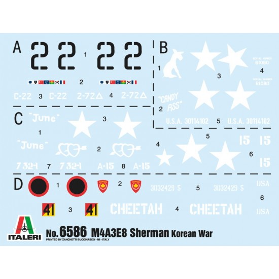 1/35 Korean War Sherman M4A3E8 Medium Tank 1/35 Korean War Sherman M4A3E8 Medium Tank