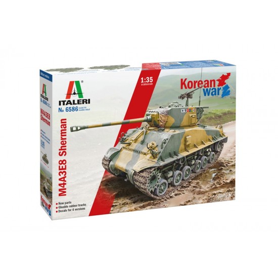 1/35 Korean War Sherman M4A3E8 Medium Tank 1/35 Korean War Sherman M4A3E8 Medium Tank