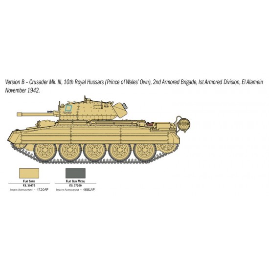 1/35 Crusader Mk. III & British Tank Crew 1/35 Crusader Mk. III & British Tank Crew