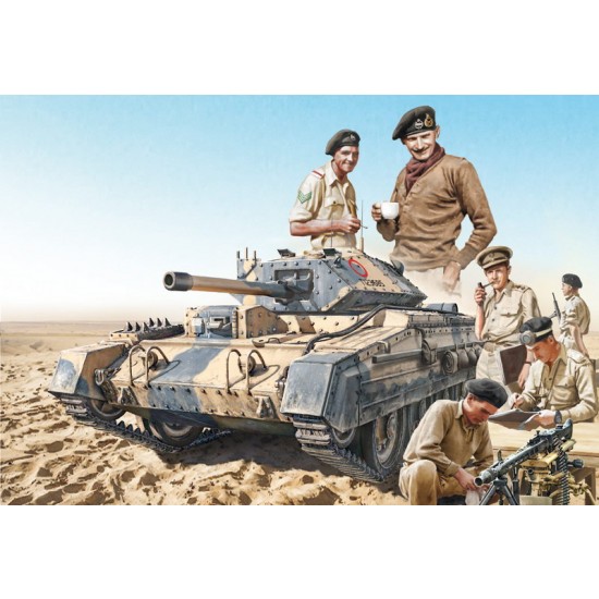 1/35 Crusader Mk. III & British Tank Crew 1/35 Crusader Mk. III & British Tank Crew