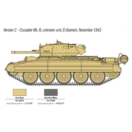 1/35 Crusader Mk. III & British Tank Crew 1/35 Crusader Mk. III & British Tank Crew