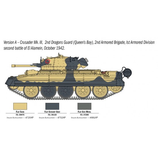 1/35 Crusader Mk. III & British Tank Crew 1/35 Crusader Mk. III & British Tank Crew