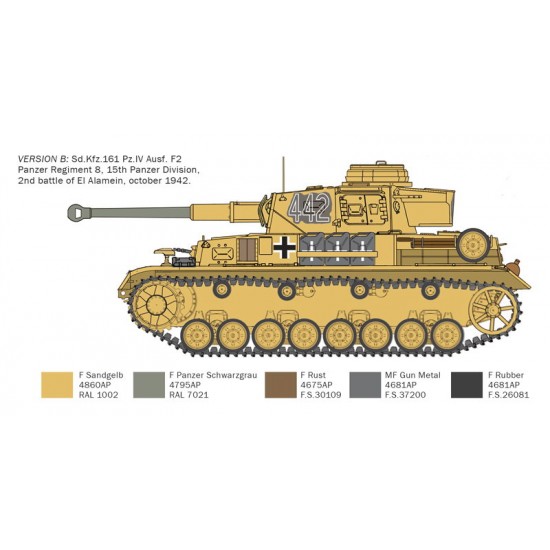 1/35 Panzer IV F1/F2/G w/Afirka Korps 1/35 Panzer IV F1/F2/G w/Afirka Korps