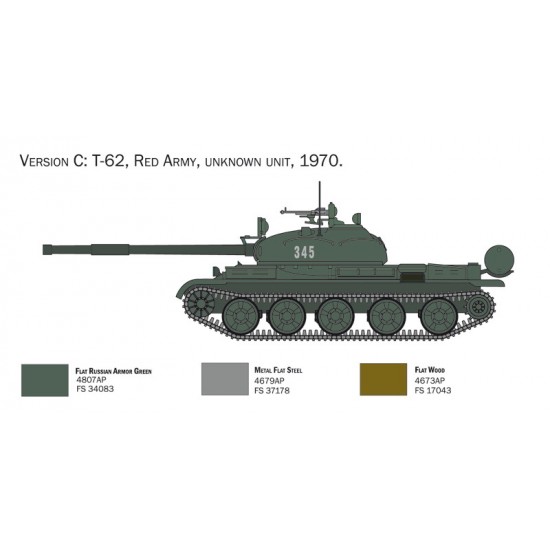 1/72 Soviet T-62 Main Battle Tank 1/72 Soviet T-62 Main Battle Tank