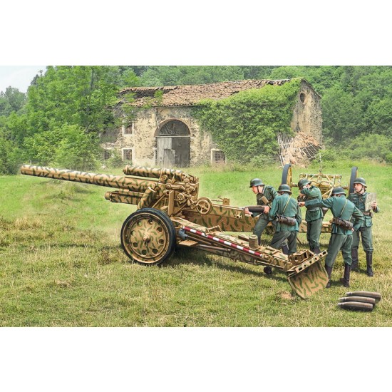 1/72 15cm Field Howitzer/10.5cm Field Gun (1 kit & 5 figures) 1/72 15cm Field Howitzer/10.5cm Field Gun (1 kit & 5 figures)
