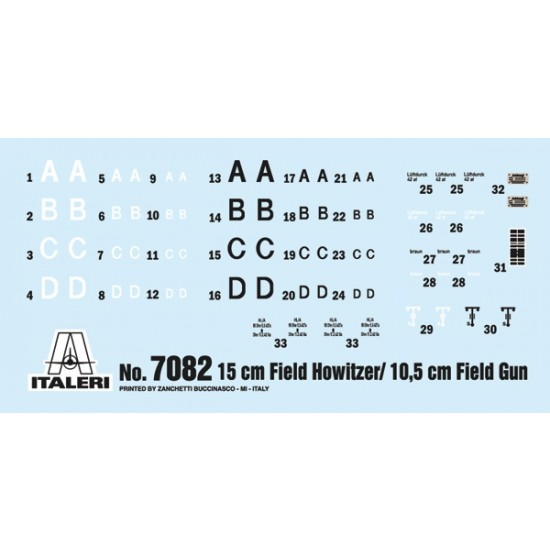 1/72 15cm Field Howitzer/10.5cm Field Gun (1 kit & 5 figures) 1/72 15cm Field Howitzer/10.5cm Field Gun (1 kit & 5 figures)