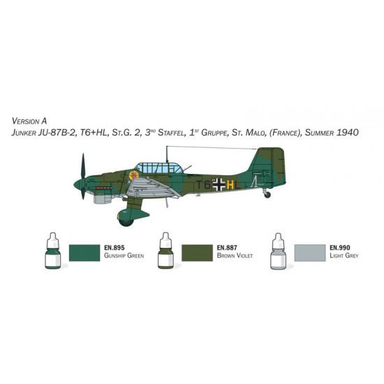 1/72 Complete Set for Modelling - Junker Ju-87B Stuka (kit, paints & tools) 1/72 Complete Set for Modelling - Junker Ju-87B Stuka (kit, paints & tools)