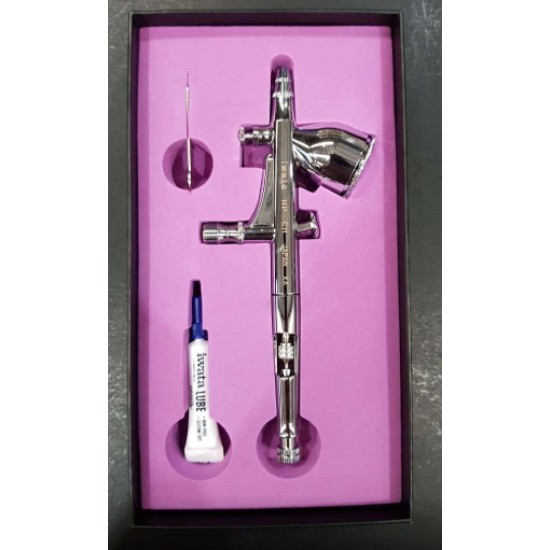 Dual-Action Gravity Feed Cup Airbrush w/Air Adjusting Valve (nozzle: 0.3mm) Dual-Action Gravity Feed Cup Airbrush w/Air Adjusting Valve (nozzle: 0.3mm)