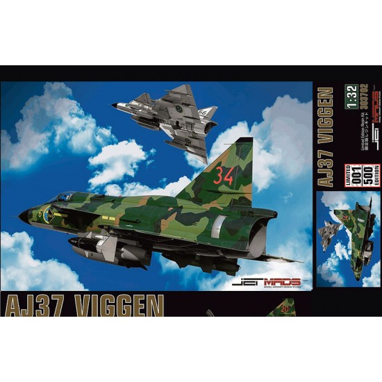 1/32 Saab AJ37 Viggen Multirole Combat Aircraft 1/32 Saab AJ37 Viggen Multirole Combat Aircraft