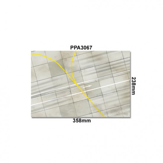 1/72 Airfield Tarmac / Platform Base No.5 (Sheet Size: 358 x 238 mm)