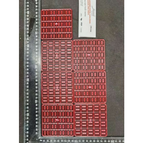 1/35, 1/32 Roof Tiles & Roof Ridges - Brick-Red (Plastic) 560pcs 1/35, 1/32 Roof Tiles & Roof Ridges - Brick-Red (Plastic) 560pcs