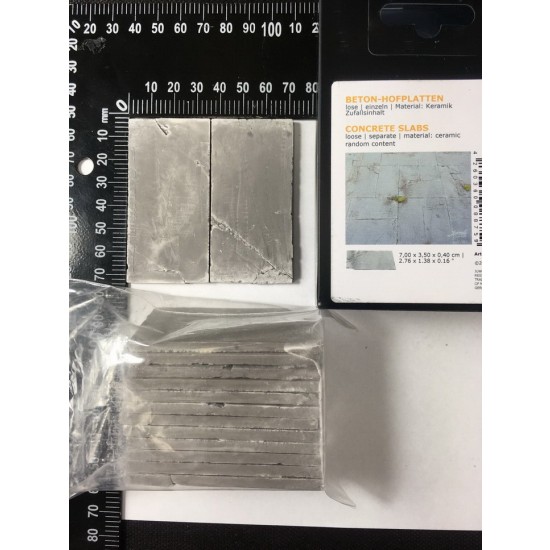 1/32, 1/35 Concrete Plates #Large (70x35mm, 14pcs) 1/32, 1/35 Concrete Plates #Large (70x35mm, 14pcs)
