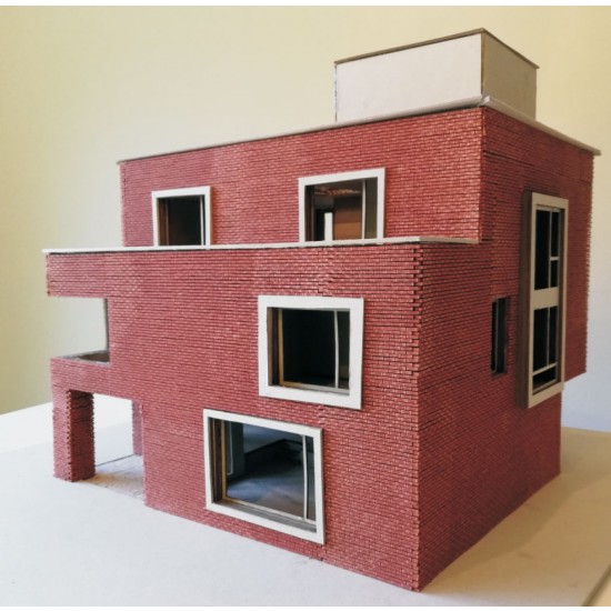1/32, 1/35 Flexyway Single, Solid Red Dark Bricks (1500 bricks, wall: 23.5 x 13.8 cm) 1/32, 1/35 Flexyway Single, Solid Red Dark Bricks (1500 bricks, wall: 23.5 x 13.8 cm)