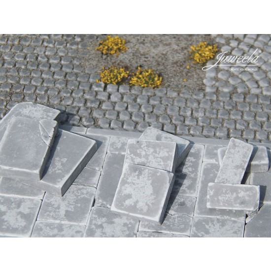 1/32, 1/35 Sidewalk Slabs in 3 Sizes (48pcs) 1/32, 1/35 Sidewalk Slabs in 3 Sizes (48pcs)