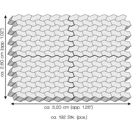 1/72 Paving Stones Type S - Dark Grey (Material: Ceramic) 5,000pcs 1/72 Paving Stones Type S - Dark Grey (Material: Ceramic) 5,000pcs