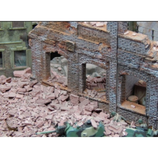 1/72 Bricks Ruins/Debris - Dark Brick-Red Mix (Material: Ceramic) 100g 1/72 Bricks Ruins/Debris - Dark Brick-Red Mix (Material: Ceramic) 100g