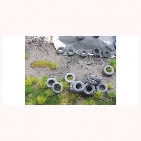 1/87 (HO scale) Old Tractor Tyres (10g) 1/87 (HO scale) Old Tractor Tyres (10g)
