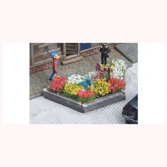 1/87 (HO scale) Road Plant Box Wood (Large, 5pcs) 1/87 (HO scale) Road Plant Box Wood (Large, 5pcs)