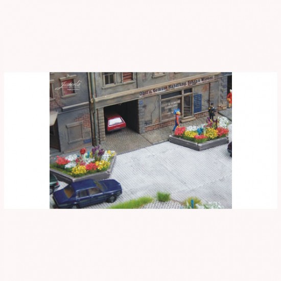 1/87 (HO scale) Road Plant Box Wood (Large, 5pcs) 1/87 (HO scale) Road Plant Box Wood (Large, 5pcs)