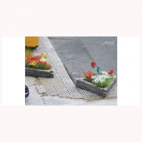 1/87 (HO scale) Road Plant Box Wood (Small, 5pcs) 1/87 (HO scale) Road Plant Box Wood (Small, 5pcs)