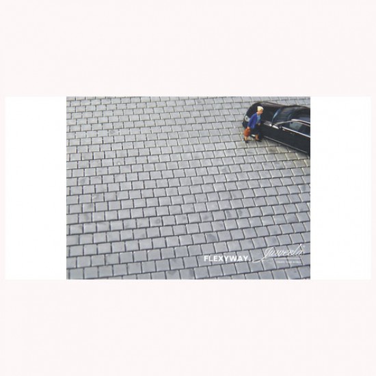 1/87 (HO scale) Flexyway Plates 40X40 Light Grey (2 Segm.) 1/87 (HO scale) Flexyway Plates 40X40 Light Grey (2 Segm.)