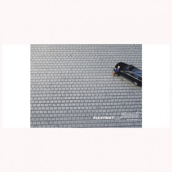1/87 (HO scale) Flexyway Plates 40X40 Dark Grey (1 Segm.) 1/87 (HO scale) Flexyway Plates 40X40 Dark Grey (1 Segm.)