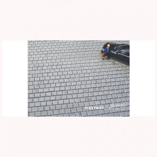 1/87 (HO scale) Flexyway Plates 40X40 Dark Grey (2 Segm.) 1/87 (HO scale) Flexyway Plates 40X40 Dark Grey (2 Segm.)