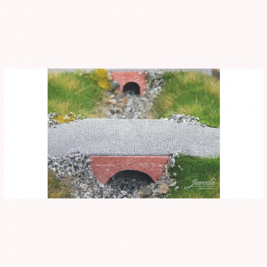1/87 (HO scale) Water Passage Medium (Bricks Red 3x) 1/87 (HO scale) Water Passage Medium (Bricks Red 3x)