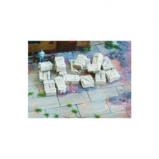 1/87 (HO scale) Old Wooden Boxes Light (16x) 1/87 (HO scale) Old Wooden Boxes Light (16x)
