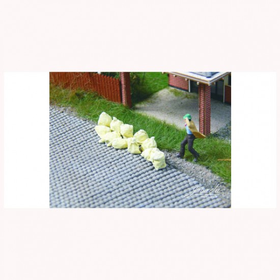 1/87 (HO scale) Bags (Garbage/Transport, Yellow 100x) 1/87 (HO scale) Bags (Garbage/Transport, Yellow 100x)