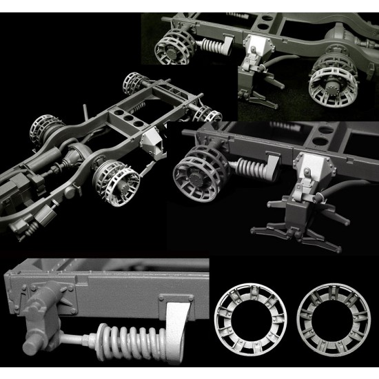 1/35 M2/M3 Half Track Suspension Upgrade Detail Set for Dragon kits 1/35 M2/M3 Half Track Suspension Upgrade Detail Set for Dragon kits