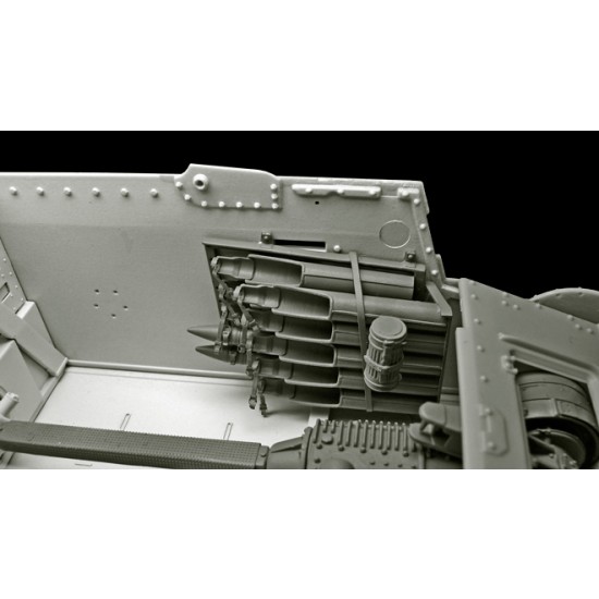1/35 Marder 3 Ausf.H Upgrade Detail Set w/Rear Platform for Tristar 35030 kit 1/35 Marder 3 Ausf.H Upgrade Detail Set w/Rear Platform for Tristar 35030 kit