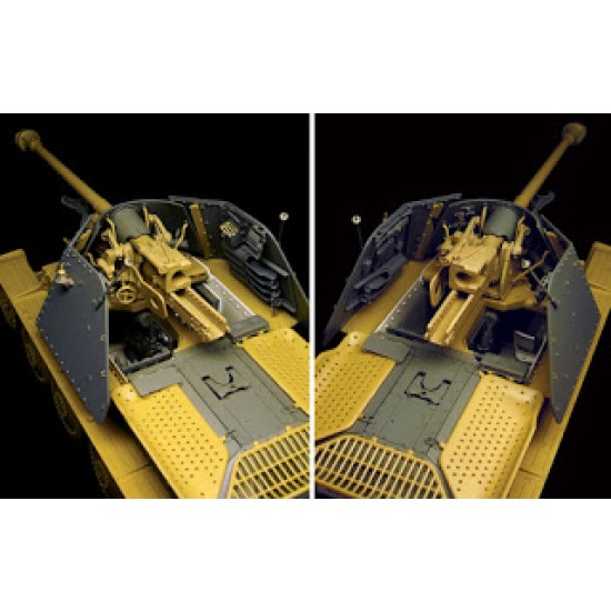 1/35 Marder 3 Ausf.H Upgrade Detail Set w/Rear Platform for Tristar 35030 kit 1/35 Marder 3 Ausf.H Upgrade Detail Set w/Rear Platform for Tristar 35030 kit