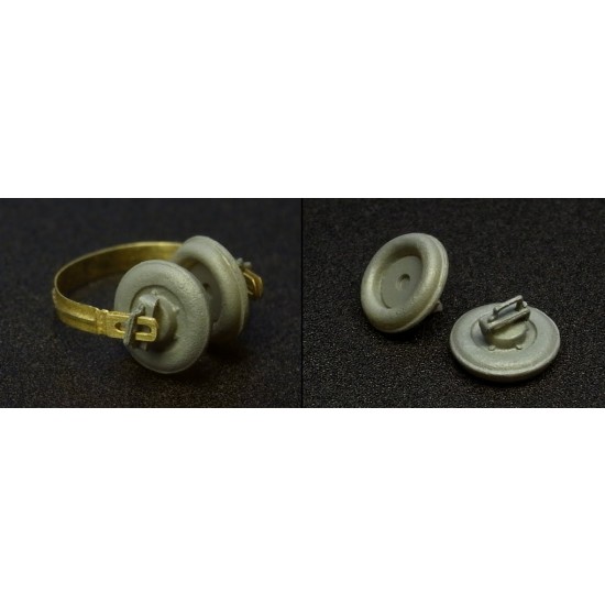 1/35 WWII German Panzer Headphone set (Resin + PE parts) 1/35 WWII German Panzer Headphone set (Resin + PE parts)