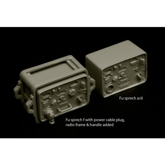 1/35 WWII German Radio FuSprech a/d/f 1/35 WWII German Radio FuSprech a/d/f
