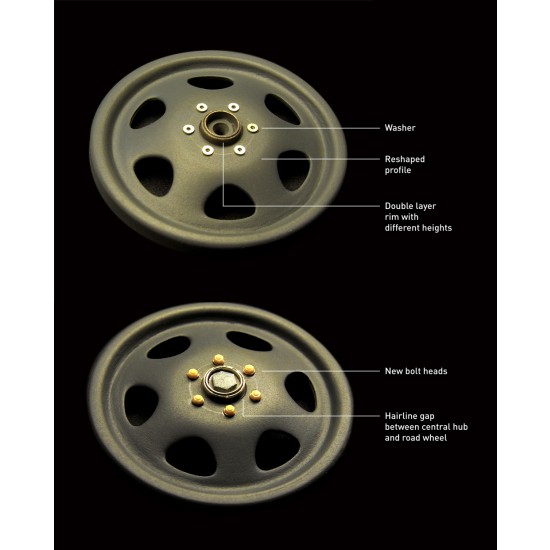 1/35 WWII German RSO Road Wheels for Dragon/Italeri RSO kit (8 Resin Wheels) 1/35 WWII German RSO Road Wheels for Dragon/Italeri RSO kit (8 Resin Wheels)