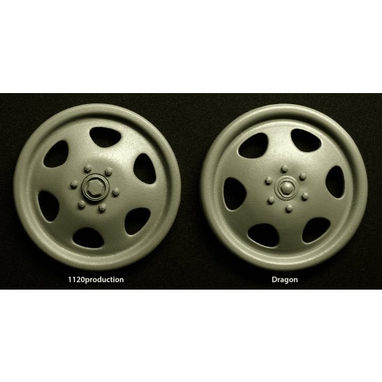 1/35 WWII German RSO Road Wheels for Dragon/Italeri RSO kit (8 Resin Wheels) 1/35 WWII German RSO Road Wheels for Dragon/Italeri RSO kit (8 Resin Wheels)
