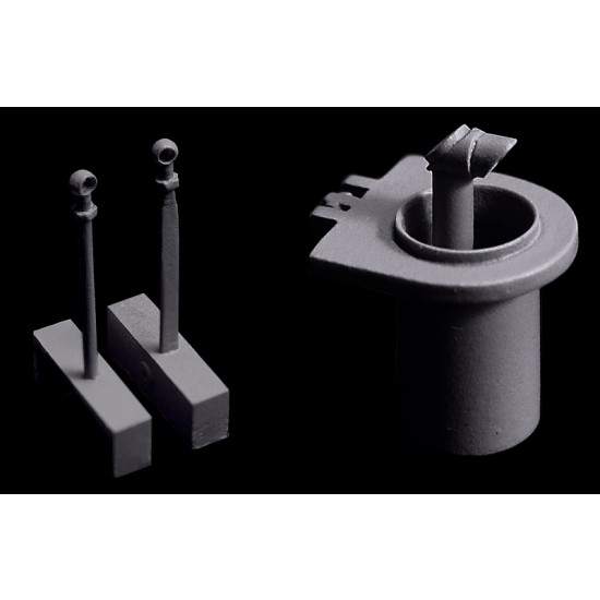 1/35 Remote Control MG Mount (resin, 2 parts & 2 jigs) 1/35 Remote Control MG Mount (resin, 2 parts & 2 jigs)