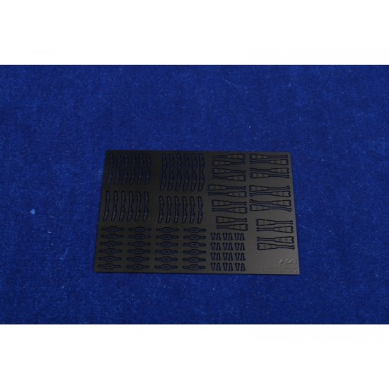 1/24 Photo-Etched Windshield Wiper Set Type B (Black Coated) 1/24 Photo-Etched Windshield Wiper Set Type B (Black Coated)