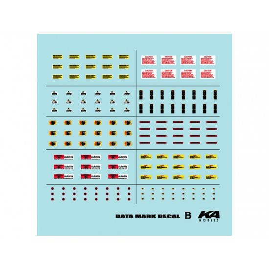 1/24 Data Decals Set B 1/24 Data Decals Set B