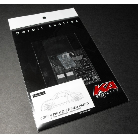Detail-up set for 1/24 Daihatsu Copen for Aoshima kit Detail-up set for 1/24 Daihatsu Copen for Aoshima kit