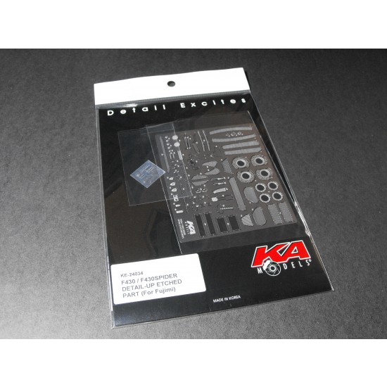 Photo-etched set for 1/24 Ferrari F430 Coupe/Spider for Fujimi kit Photo-etched set for 1/24 Ferrari F430 Coupe/Spider for Fujimi kit