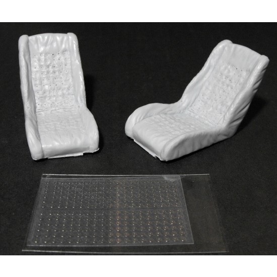 1/12 Ford GT40 Racing Seat for Trumpeter #05403 (Resin+Metal Sticker) 1/12 Ford GT40 Racing Seat for Trumpeter #05403 (Resin+Metal Sticker)
