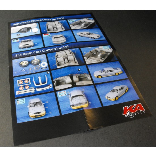 Conversion set for 1/24 Mercedes Benz S55 for Revell/Italeri/Prota/Academy